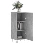 Aparador de madera contrachapada gris hormigón 34,5x34x90 cm de vidaXL, Aparadores - Ref: Foro24-828536, Precio: 56,41 €, Des...