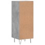 Aparador de madera contrachapada gris hormigón 34,5x34x90 cm de vidaXL, Aparadores - Ref: Foro24-828536, Precio: 56,41 €, Des...