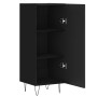Aparador de madera contrachapada negro 34,5x34x90 cm de vidaXL, Aparadores - Ref: Foro24-828533, Precio: 60,31 €, Descuento: %