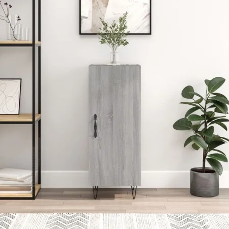 Sonoma gray engineered wood sideboard 34.5x34x90 cm by vidaXL, Sideboards - Ref: Foro24-828538, Price: 59,63 €, Discount: %