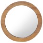 Espejo de pared redondo teca 60 cm de vidaXL, Espejos - Ref: Foro24-288806, Precio: 104,53 €, Descuento: %