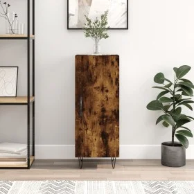 Smoked oak engineered wood sideboard 34.5x34x90 cm by vidaXL, Sideboards - Ref: Foro24-828537, Price: 57,10 €, Discount: %