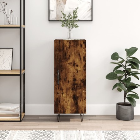 Sideboard aus geräuchertem Eichenholzwerkstoff, 34,5 x 34 x 90 cm von vidaXL, Sideboards - Ref: Foro24-828537, Preis: 57,80 €...