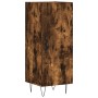 Sideboard aus geräuchertem Eichenholzwerkstoff, 34,5 x 34 x 90 cm von vidaXL, Sideboards - Ref: Foro24-828537, Preis: 57,80 €...