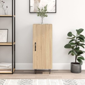 Aparador madera contrachapada color roble Sonoma 34,5x34x90 cm de vidaXL, Aparadores - Ref: Foro24-828535, Precio: 57,72 €, D...