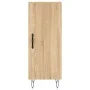 Sideboard aus Sonoma-Eichensperrholz, 34,5 x 34 x 90 cm von vidaXL, Sideboards - Ref: Foro24-828535, Preis: 56,99 €, Rabatt: %