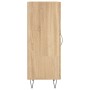Aparador madera contrachapada color roble Sonoma 34,5x34x90 cm de vidaXL, Aparadores - Ref: Foro24-828535, Precio: 57,72 €, D...