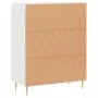 White engineered wood sideboard 69.5x34x90 cm by vidaXL, Sideboards - Ref: Foro24-830180, Price: 78,69 €, Discount: %