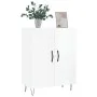 Aparador de madera contrachapada blanco brillante 69,5x34x90 cm de vidaXL, Aparadores - Ref: Foro24-830190, Precio: 83,44 €, ...