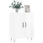 Weißer Hochglanz-Sperrholz-Sideboard 69,5x34x90 cm von vidaXL, Sideboards - Ref: Foro24-830190, Preis: 84,52 €, Rabatt: %