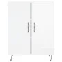 Aparador de madera contrachapada blanco brillante 69,5x34x90 cm de vidaXL, Aparadores - Ref: Foro24-830190, Precio: 83,44 €, ...