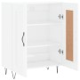 Weißer Hochglanz-Sperrholz-Sideboard 69,5x34x90 cm von vidaXL, Sideboards - Ref: Foro24-830190, Preis: 84,52 €, Rabatt: %