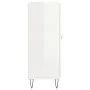 Aparador de madera contrachapada blanco brillante 69,5x34x90 cm de vidaXL, Aparadores - Ref: Foro24-830190, Precio: 83,44 €, ...
