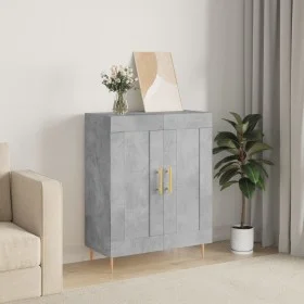 Engineered wood sideboard in concrete grey 69.5x34x90 cm by vidaXL, Sideboards - Ref: Foro24-830184, Price: 74,12 €, Discount: %