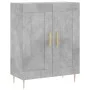 Engineered wood sideboard in concrete grey 69.5x34x90 cm by vidaXL, Sideboards - Ref: Foro24-830184, Price: 74,12 €, Discount: %