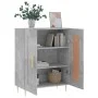 Engineered wood sideboard in concrete grey 69.5x34x90 cm by vidaXL, Sideboards - Ref: Foro24-830184, Price: 74,12 €, Discount: %