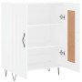 White engineered wood sideboard 69.5x34x90 cm by vidaXL, Sideboards - Ref: Foro24-830188, Price: 96,16 €, Discount: %