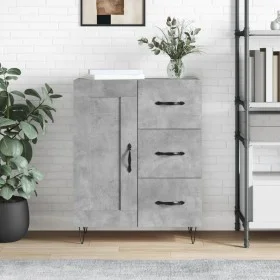 Engineered wood sideboard in concrete grey 69.5x34x90 cm by vidaXL, Sideboards - Ref: Foro24-830256, Price: 89,10 €, Discount: %