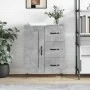 Engineered wood sideboard in concrete grey 69.5x34x90 cm by vidaXL, Sideboards - Ref: Foro24-830256, Price: 89,10 €, Discount: %
