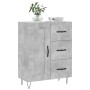 Engineered wood sideboard in concrete grey 69.5x34x90 cm by vidaXL, Sideboards - Ref: Foro24-830256, Price: 90,18 €, Discount: %