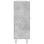 Engineered wood sideboard in concrete grey 69.5x34x90 cm by vidaXL, Sideboards - Ref: Foro24-830256, Price: 90,18 €, Discount: %