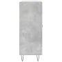 Engineered wood sideboard in concrete grey 69.5x34x90 cm by vidaXL, Sideboards - Ref: Foro24-830256, Price: 89,10 €, Discount: %