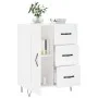 Weißer Hochglanz-Sperrholz-Sideboard 69,5x34x90 cm von vidaXL, Sideboards - Ref: Foro24-830254, Preis: 97,18 €, Rabatt: %