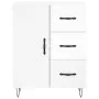 Weißer Hochglanz-Sperrholz-Sideboard 69,5x34x90 cm von vidaXL, Sideboards - Ref: Foro24-830254, Preis: 97,18 €, Rabatt: %