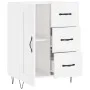 Weißer Hochglanz-Sperrholz-Sideboard 69,5x34x90 cm von vidaXL, Sideboards - Ref: Foro24-830254, Preis: 97,18 €, Rabatt: %