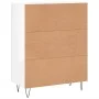 Weißer Hochglanz-Sperrholz-Sideboard 69,5x34x90 cm von vidaXL, Sideboards - Ref: Foro24-830254, Preis: 97,18 €, Rabatt: %