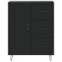Black engineered wood sideboard 69.5x34x90 cm by vidaXL, Sideboards - Ref: Foro24-830253, Price: 92,01 €, Discount: %