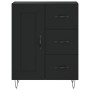Schwarzes Sideboard aus Holzwerkstoff, 69,5 x 34 x 90 cm von vidaXL, Sideboards - Ref: Foro24-830253, Preis: 93,22 €, Rabatt: %