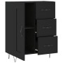 Schwarzes Sideboard aus Holzwerkstoff, 69,5 x 34 x 90 cm von vidaXL, Sideboards - Ref: Foro24-830253, Preis: 93,22 €, Rabatt: %