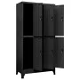 Anthrazitgrauer Stahlspind 90x45x180 cm von vidaXL, Schließfächer und Lagerschränke - Ref: Foro24-339799, Preis: 341,34 €, Ra...