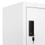 White steel locker 90x45x180 cm by vidaXL, Lockers and storage cabinets - Ref: Foro24-339796, Price: 412,65 €, Discount: %