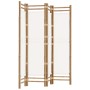 Biombo plegable de 4 paneles bambú y lona 160 cm de vidaXL, Divisores de ambientes - Ref: Foro24-350624, Precio: 105,04 €, De...