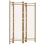 Folding screen with 4 panels made of bamboo and canvas, 160 cm. by vidaXL, Room dividers - Ref: Foro24-350624, Price: 103,01 ...