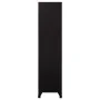 Black steel locker 90x45x180 cm by vidaXL, Lockers and storage cabinets - Ref: Foro24-339798, Price: 365,49 €, Discount: %