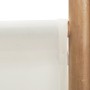 Biombo plegable de 4 paneles bambú y lona 160 cm de vidaXL, Divisores de ambientes - Ref: Foro24-350624, Precio: 105,04 €, De...