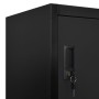 Schwarzer Stahlspind 90x45x180 cm von vidaXL, Schließfächer und Lagerschränke - Ref: Foro24-339798, Preis: 365,49 €, Rabatt: %