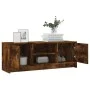 TV-Schrank aus Holzwerkstoff, geräucherte Eiche, 102 x 30 x 37,5 cm von vidaXL, TV-Möbel - Ref: Foro24-823258, Preis: 56,91 €...