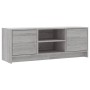 Sonoma grauer TV-Schrank aus Holzwerkstoff, 102 x 30 x 37,5 cm von vidaXL, TV-Möbel - Ref: Foro24-823259, Preis: 61,88 €, Rab...
