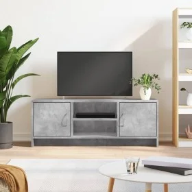 Engineered wood TV stand in concrete gray, 102x30x37.5 cm by vidaXL, TV Furniture - Ref: Foro24-823257, Price: 57,81 €, Disco...