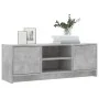 Engineered wood TV stand in concrete gray, 102x30x37.5 cm by vidaXL, TV Furniture - Ref: Foro24-823257, Price: 58,52 €, Disco...