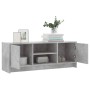 Mueble de TV madera de ingeniería gris hormigón 102x30x37,5 cm