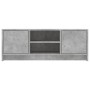 TV-Möbel aus grauem Beton-Engineered-Holz 102x30x37,5 cm von vidaXL, TV-Möbel - Ref: Foro24-823257, Preis: 58,39 €, Rabatt: %