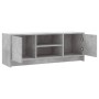 TV-Möbel aus grauem Beton-Engineered-Holz 102x30x37,5 cm von vidaXL, TV-Möbel - Ref: Foro24-823257, Preis: 58,39 €, Rabatt: %