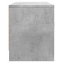 TV-Möbel aus grauem Beton-Engineered-Holz 102x30x37,5 cm von vidaXL, TV-Möbel - Ref: Foro24-823257, Preis: 58,39 €, Rabatt: %