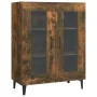 Smoked oak engineered wood sideboard 69.5x34x90 cm by vidaXL, Sideboards - Ref: Foro24-817336, Price: 64,02 €, Discount: %