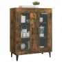 Rauchereiche-Engineered-Holz Sideboard 69,5x34x90 cm von vidaXL, Sideboards - Ref: Foro24-817336, Preis: 64,02 €, Rabatt: %